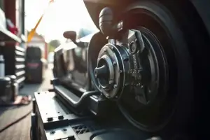 Nahaufnahme eines Porsche-Motors mit Keramikversiegelung, die typische Anwendungsfehler im Detail zeigt