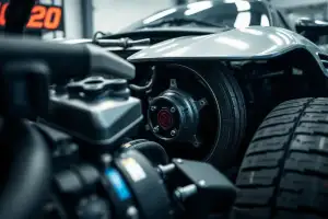Winterreifen für Porsche 2026 im Detail: Nahaufnahme hochwertiger Reifenkomponenten für optimale Winterperformance