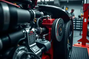 Porsche Motor Wintervorbereitung: Nahaufnahme der Motorkomponenten für optimalen Kälteschutz